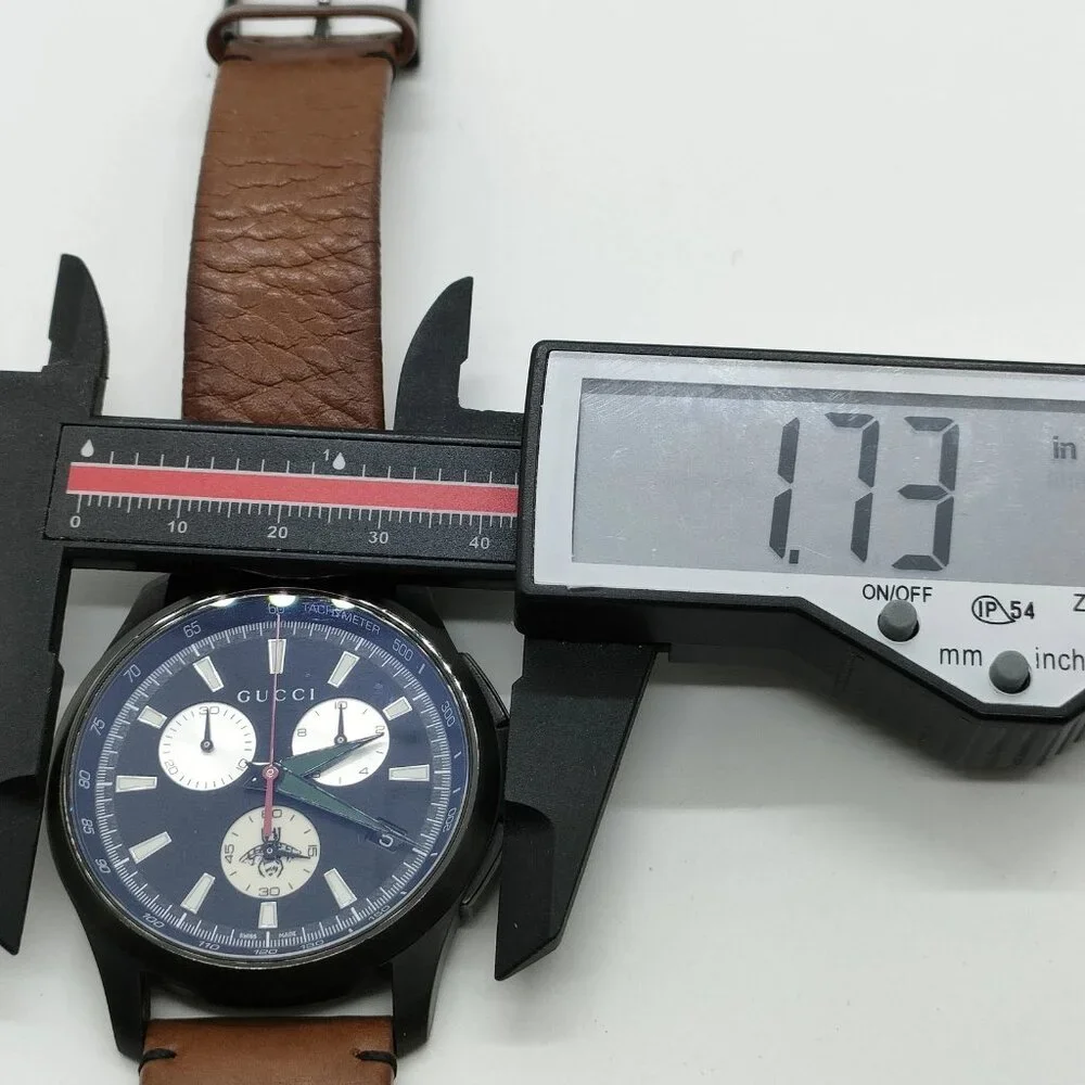 Gucci Watch 126.2 44mm Men's Black X Browns 400-082325
